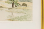 Oidentifierad konstnär, akvarell, signerad, 31x25 cm