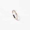 Ring, 18k guld, med briljanter, storlek 17,75