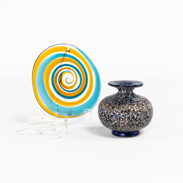 Bertil Vallien, Göran Wärff, vas, fönstersmycke, högsta 14 cm