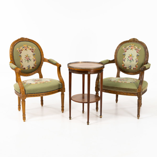 Salongsgrupp, 3 delar, gustaviansk stil