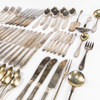 Bestick, nysilver, 86 delar, "Spets"