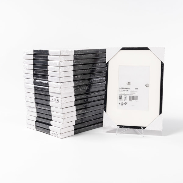 Fotoramar, 18 st, "Lomviken", IKEA, 21x30 cm