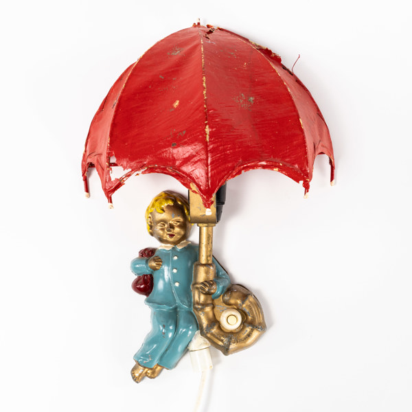 Vägglampa, "Lilleman", 50-tal, AB Sundiarmatur