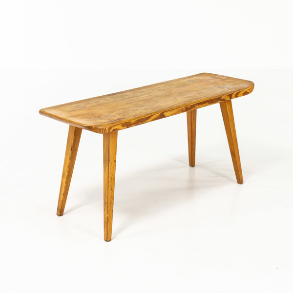 Carl Malmsten, bänk, "Visingsö", furu, Svensk Fur, längd 89 cm