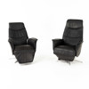 Reclinerfåtöljer, ett par, läder, modern tillverkning