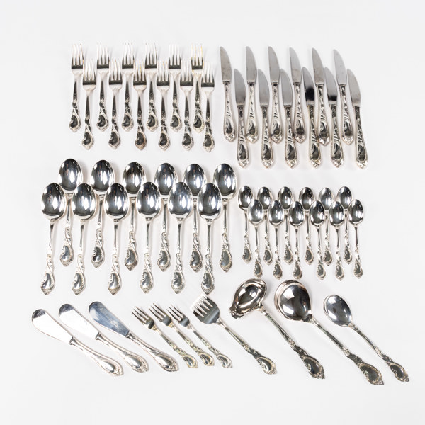 Bestick, 58 delar, nysilver