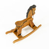 Gunghäst, trä, 60-tal, Brio, längd 77 cm