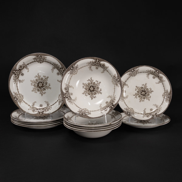 Servisdelar, 12 st, "Ulrika", Rörstrand