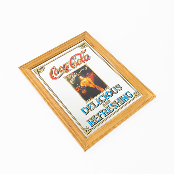 Barspegel, Coca-Cola, 52x65 cm