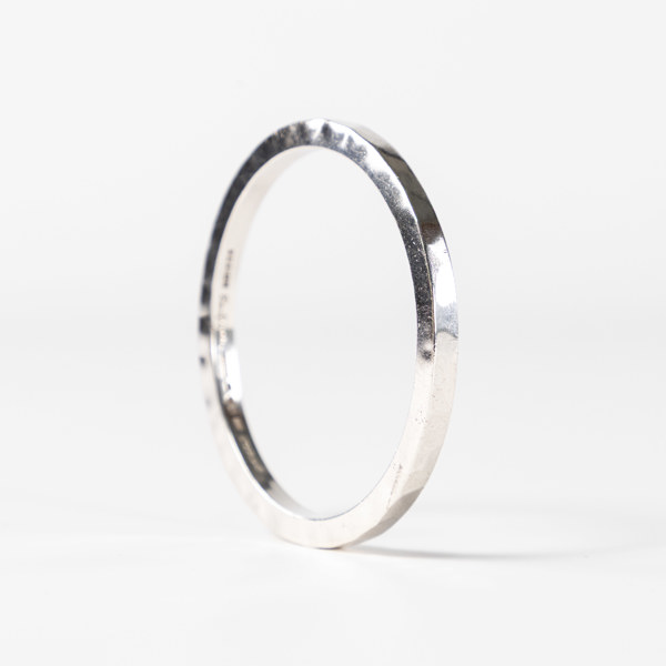 Elon Arenhill, armring, sterlingsilver, omkrets 19 cm