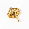 Brosch, 18k guld, vikt 3,4 gram