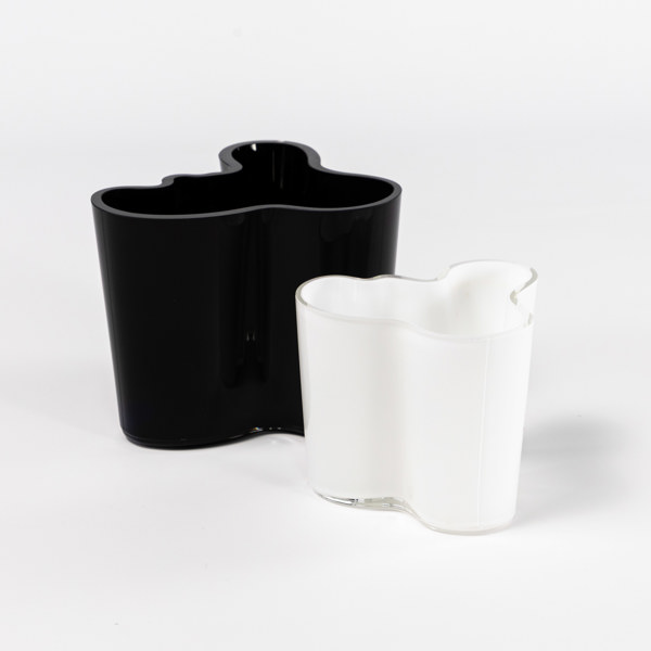 Alvar Aalto, vaser, 2 st, "Savoy", Iittala