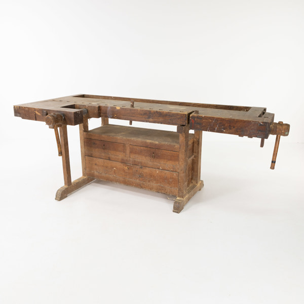 Hyvelbänk, 1900-tal, längd 216 cm