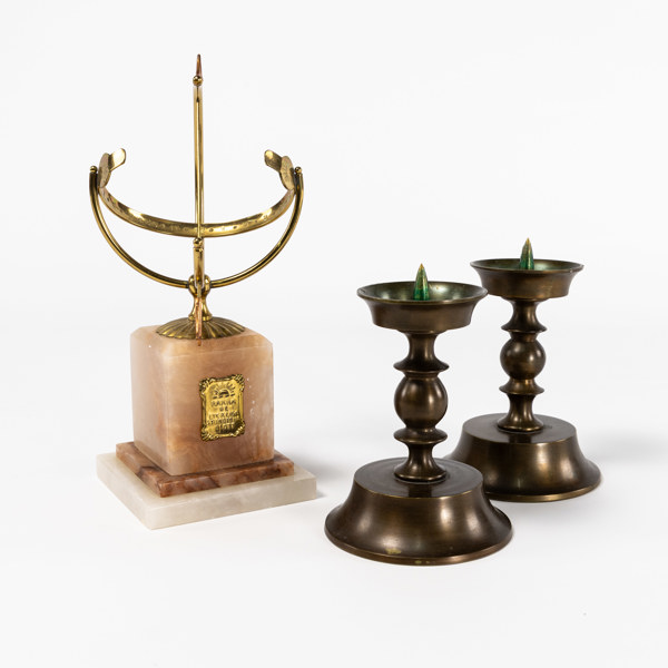 Solur, ljusstakar, 3 delar, höjd 28 cm och mindre