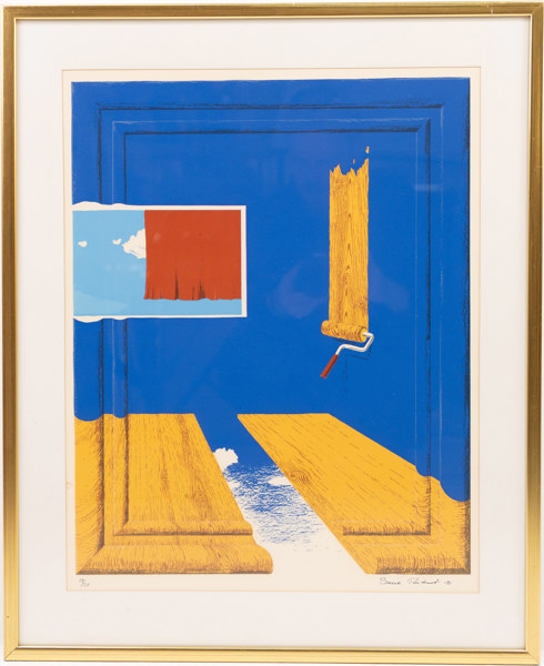 Sune Rudnert, litografi, 13/25, signerad, 54x66 cm