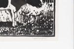 Sigfrid Bengtsson, litografi, signerad, 41x35 cm