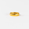 Ring, 23k guld, vikt 4,6 gram