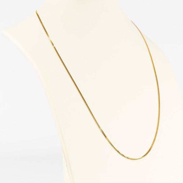 Pansarlänk, 18k guld, längd 68 cm