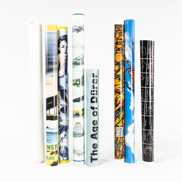 Diverse affischer, bl a Godzilla, Spiderman, m.m.