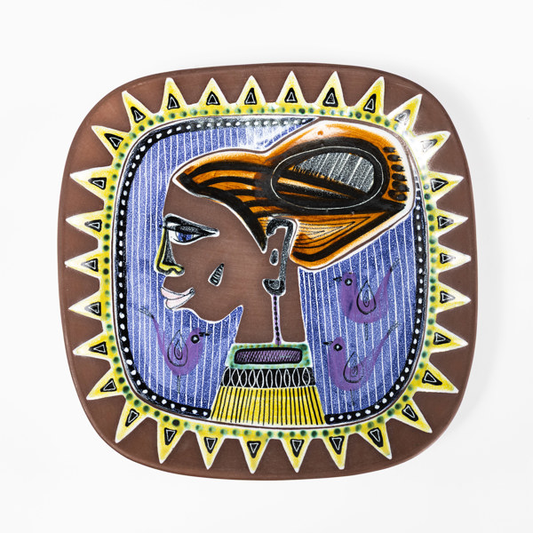 Jane Wåhlstedt, fat, Jani Keramik, 31 x 31 cm