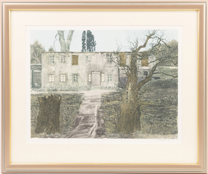 Bo Hultén, litografi, signerad, numrerad 107/200