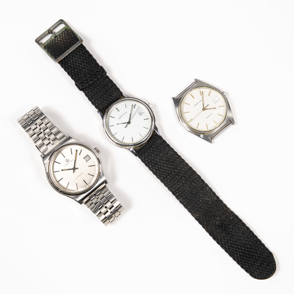 Armbandsur, 3 st, Certina, 35 mm och mindre
