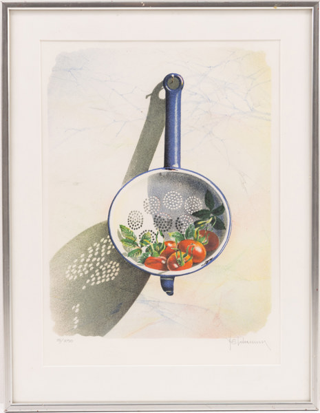 Nils Erik Johansson, litografi, 15/250, signerad, 39x50 cm