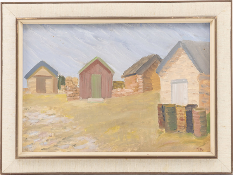 Tage E Nilsson, olja på pannå, 60 x 45 cm