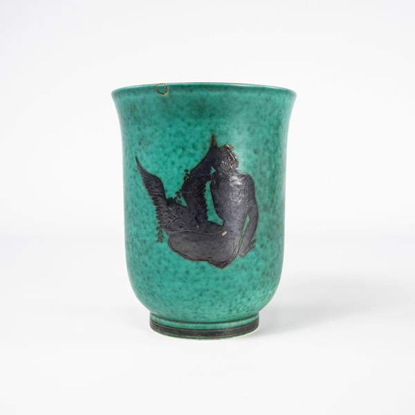 Wilhelm Kåge, vas, "Argenta", 1178, Gustavsberg, höjd 21 cm