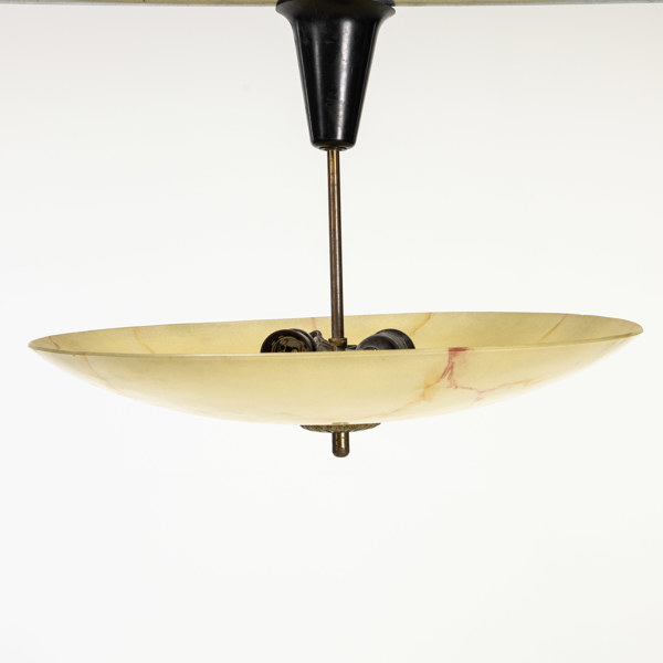 Taklampa, plafond, glas/metall, Ø 47 cm