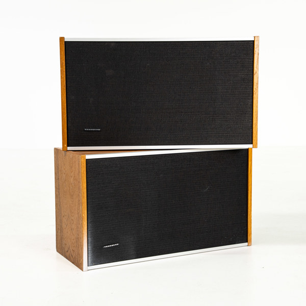 Högtalare, ett par, Tandberg, höjd 51 cm