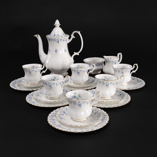 Kaffeservis, 19 delar, "Memory Lane", Royal Albert