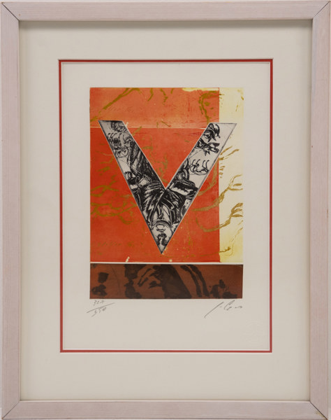 Juan Cano, litografi, 327/350, signerad, 37x47 cm