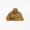 Buddha, Bowenit, med träställ, höjd 10 cm