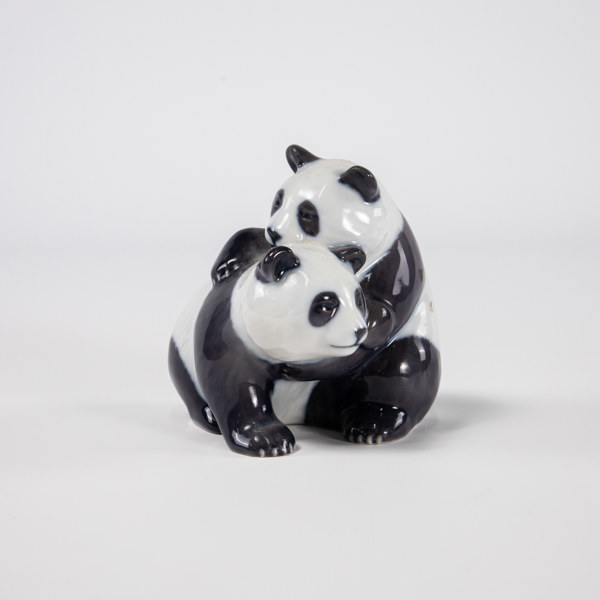 Figurin, Pandor, 667, Royal Copenhagen, höjd 9,5 cm