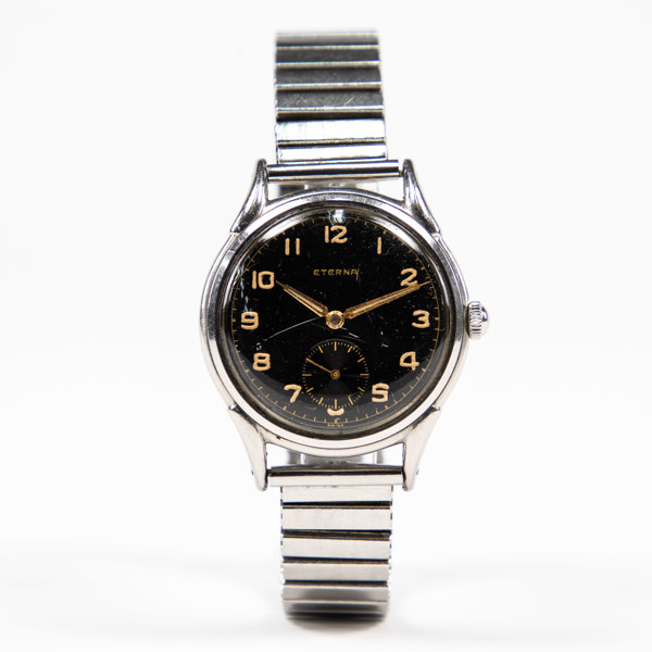 Eterna, 35,5 mm, rostfritt stål, 1950