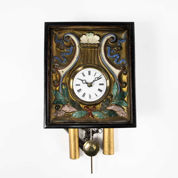 Väggur, s.k. Schwarzwaldur, 18/1900-tal, 28x22 cm