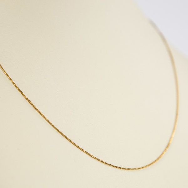 Kedja, 18k guld, längd 52 cm