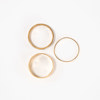 Ringar, 3 st, 18k guld