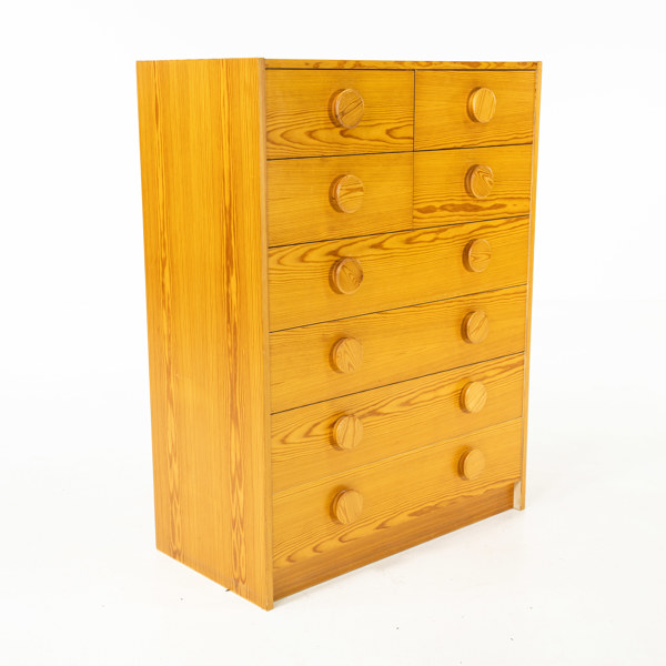 Byrå, furu, SMI, höjd 100 cm