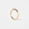 Ring, 18k guld, briljanter, storlek 16,5