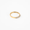 Ring, 18k guld, briljanter, storlek 16,5