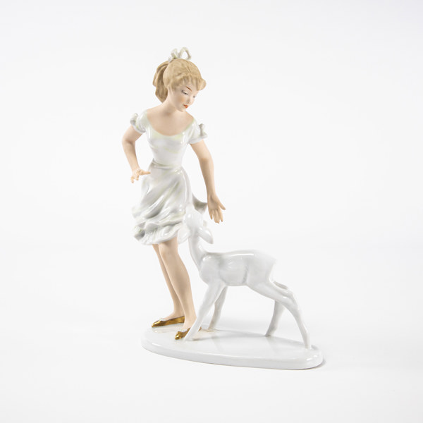 Figurin, Wallendorf, höjd 21 cm