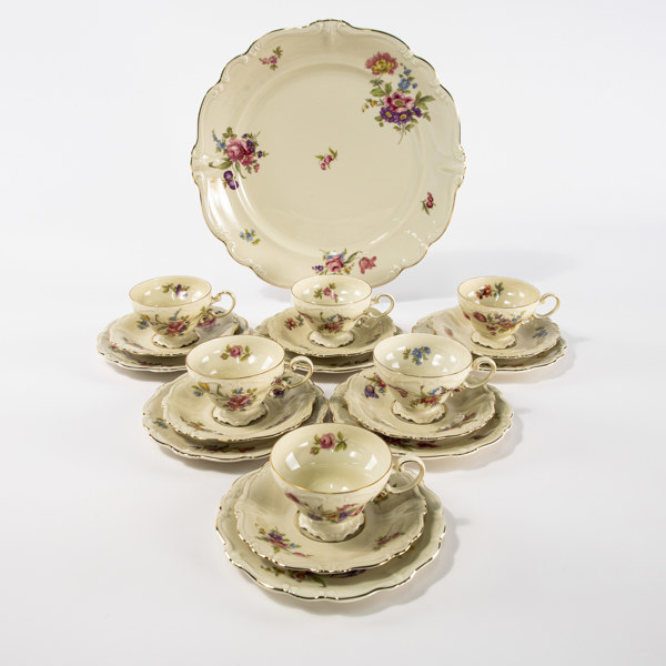 Kaffeservis, 19 delar, "Pompadour", Rosenthal