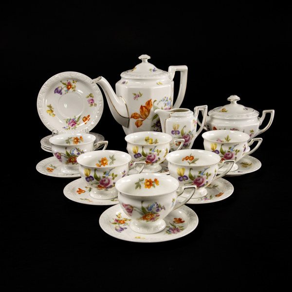 Kaffeservis, 19 delar, "Maria", Rosenthal