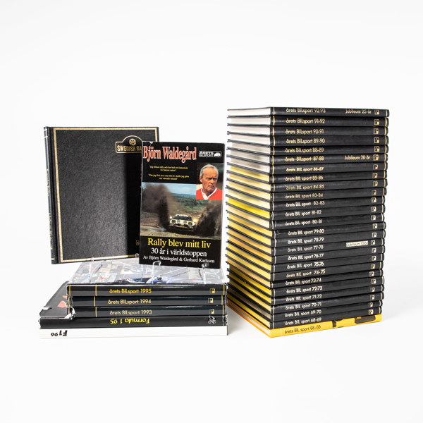 Böcker, 33 st, F1, Rally, Bilsport