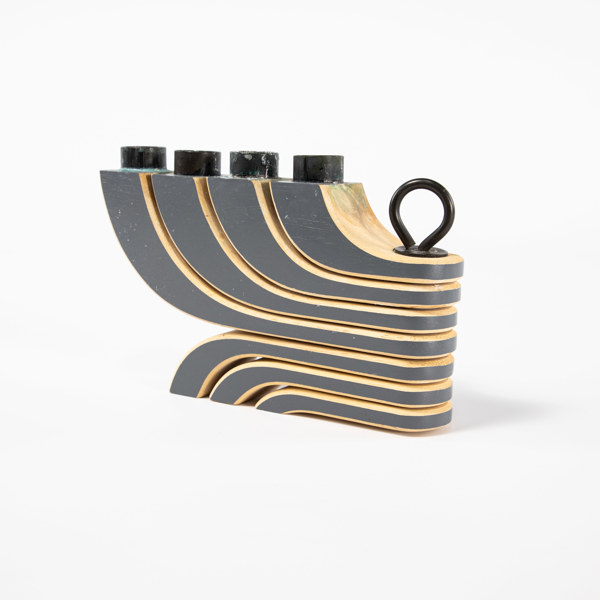 Jonas Grundell, ljusstake, "Nordic Light", Design House Stockholm, höjd 13 cm