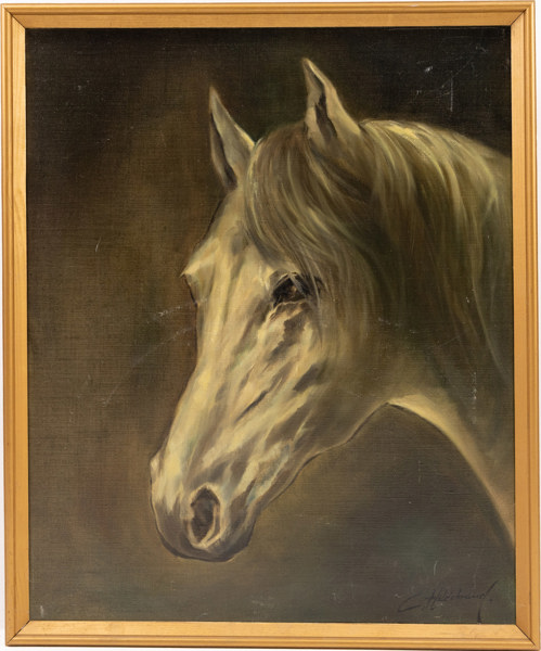 Ernst Georg Hildebrand, olja på duk, signerad, 54x66 cm