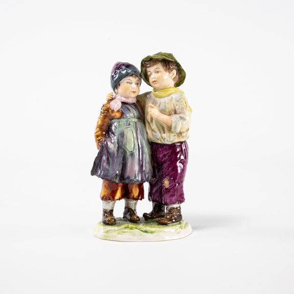 Figurin, porslin, Rudolf Kämmer, höjd 15 cm