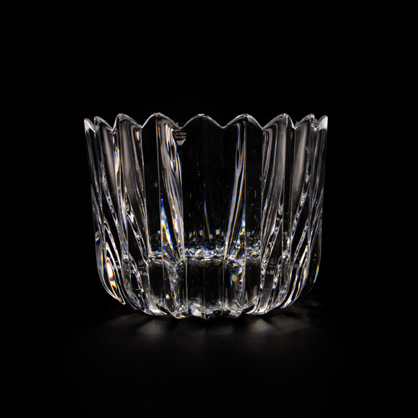 Sven Palmqvist, stor skål, "Princess", signerad, Orrefors, höjd 17 cm